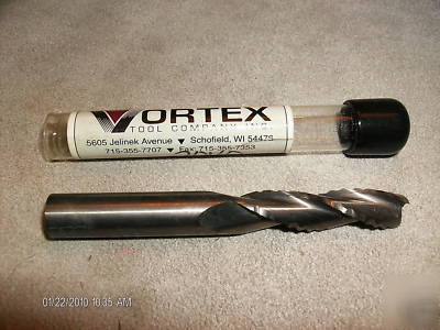 New vortex 2040 upcut chipbreaker 3 fl router bit 3/8