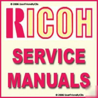 Biggest ricoh color copier service manuals manual 2 cds