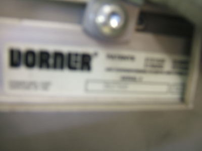 Dorner elevator conveyor - w/morfeed vibratory hopper