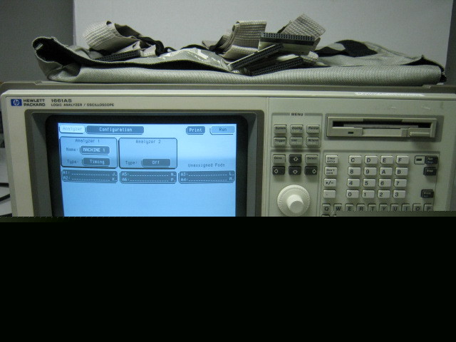 Hp agilent 1661AS 102 ch 250 500 mhz la w 2CH scope