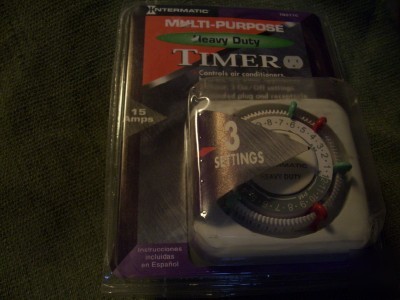 Multi-purpose heavy duty timer air, heat appliances