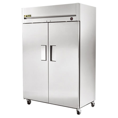 True tm-52F reach-in freezer, 2 stainless steel doors, 
