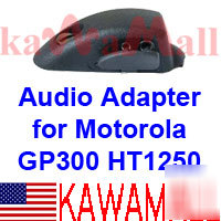 Audio adapter for motorola HT750 HT1250 GP328 ht radio