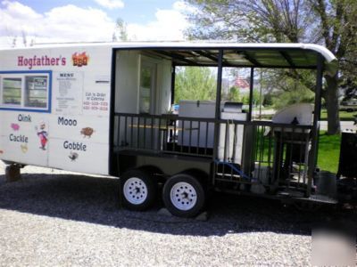 Bbq concession trailer (22 foot) no 