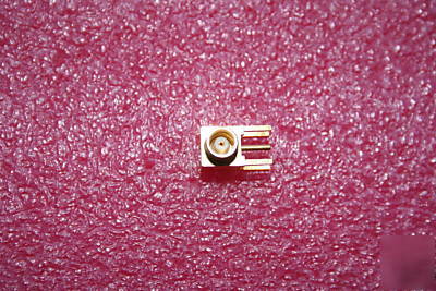 Box 100 mcx female pcb connector right angle goldplated