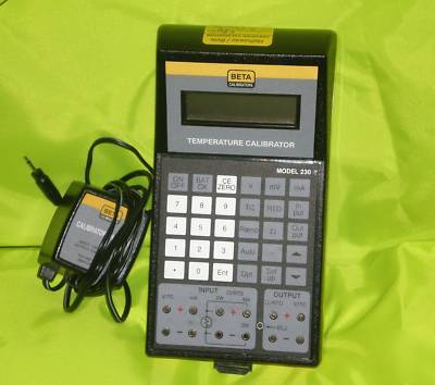 Martel beta temperature calibrator 230 rtd and t/c's