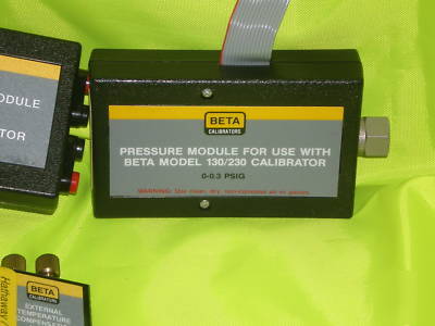 Martel beta temperature calibrator 230 rtd and t/c's