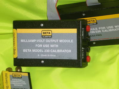Martel beta temperature calibrator 230 rtd and t/c's