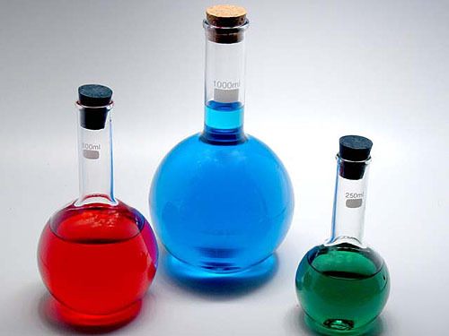 New 500 ml glass round boiling / florencence flask 