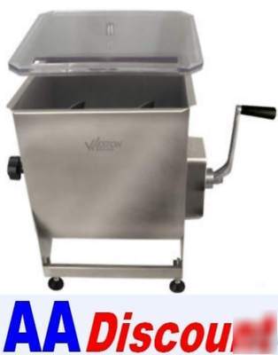 New meat mixer 44 lb 7 gallon all stainless steel 