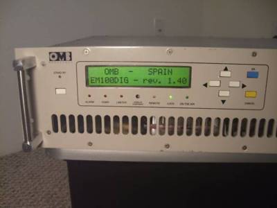 Omb 100 watt digital stereo fm broadcast transmitter
