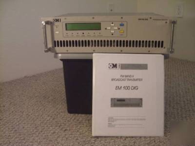 Omb 100 watt digital stereo fm broadcast transmitter