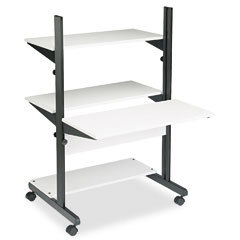 Tiffany industries soho mobile sitstand workstation