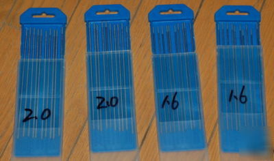 Tungsten electrodes grey colour 2.0 & 1.6 each 20PCS 