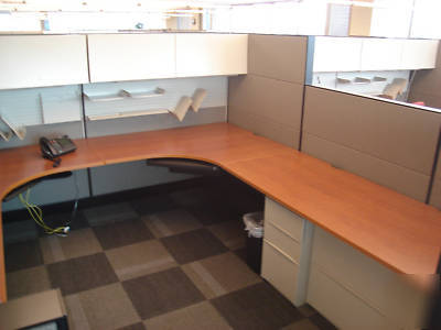 40 teknion office systems, 10'X10' high end furniture