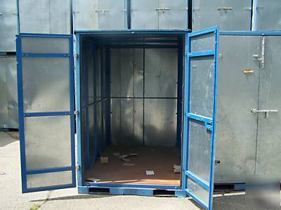 5 x 8 x 8 ft steel storage container tool job box pods