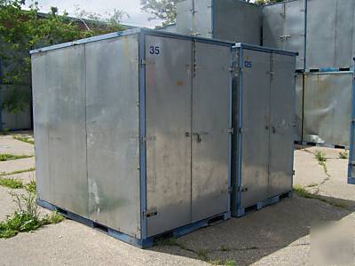 5 x 8 x 8 ft steel storage container tool job box pods