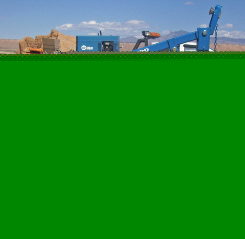 Blue bird engine hoist diesel motor equipment lift port