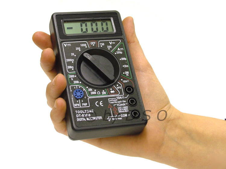 New hand held lcd display multimeter - 