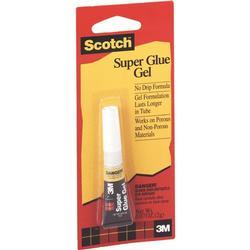 New super glue no-drip gel, .07 oz. tube (MMM6045)