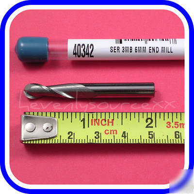 Sgs 40342 dia 6.0MM carbide end mill ball nose us made