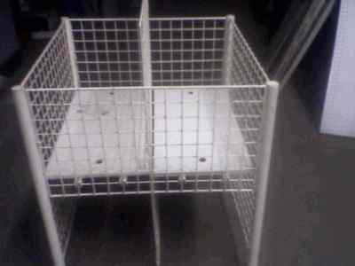 Wire dump bins w/ wheels ~ store fixtures liquidation 