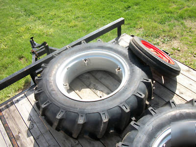  allis chalmer b tires, tubes, rims