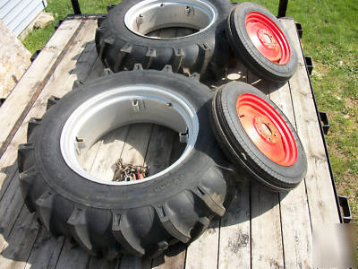  allis chalmer b tires, tubes, rims