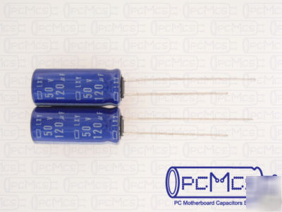 8 nippon chemicon ncc lxy series 50V 120UF capacitor