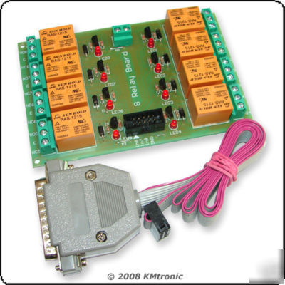 Lpt relay controller, control devices using you pc, 12V