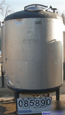 Used: vendome tank, 675 gallon, 304 stainless steel, ve