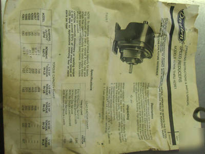 Dayton 4Z861 speed reducer motor