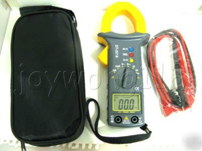 Digital clamp multimeter lcd meter tester auto range 