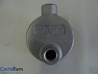 New crouse-hinds guab condulet conduit outlet boxes 