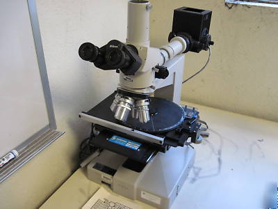 Nikon microscope w/semprex stg 12-9068.20 1MIC .025 deg