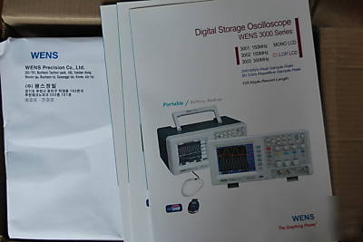 Wens 3001 two channel storage digital oscilloscopes 