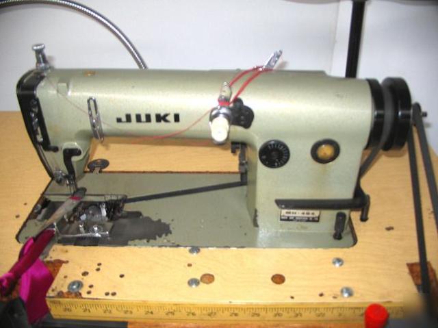 Juki mh-484 dble chainstitch d-feed ind. sewing machine
