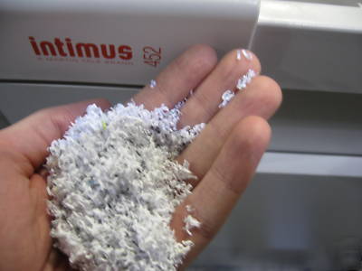 Intimus 452CC cross cut departmental shredder