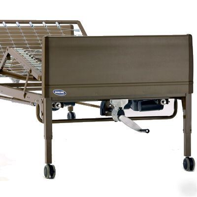 Invacare semi electric bed package mattress full rails 