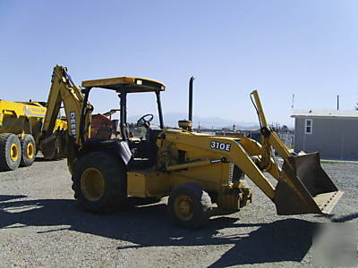 John deere 310E 4X4 bachoe loader 