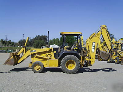 John deere 310E 4X4 bachoe loader 