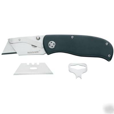 New maxam folding razor knife box cutter in box