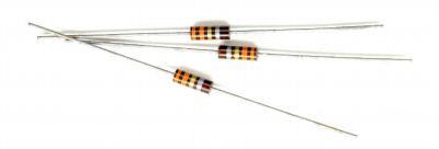 (100) 3.3 ohm 1/2W allen bradley carbon comp resistor