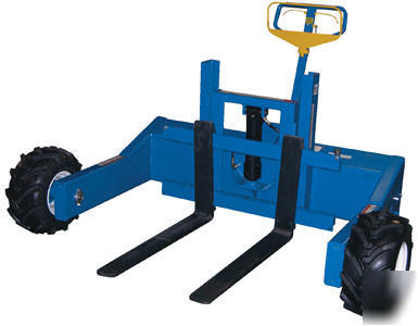 All terrain gas-powered pallet truck - 2K lb