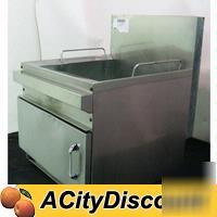 Counter top s/s gas food / chicken / fish / snack fryer