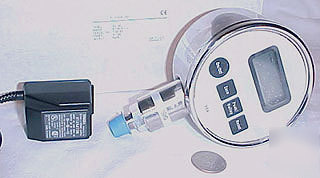 New sensotec digital pressure gauge 0-30PSIG model eh