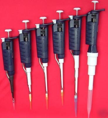 New set 6-accupette pipette,pipetter,pipettor&stnd fshp