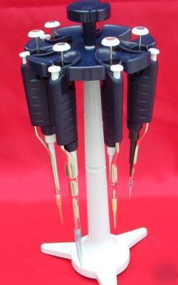 New set 6-accupette pipette,pipetter,pipettor&stnd fshp