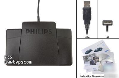 Philips LFH2320 lfh-2320 international usb foot pedal