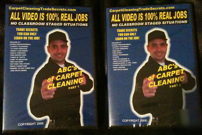 Carpet cleaning dvd - abc's of carpet cleaning 2DVD set